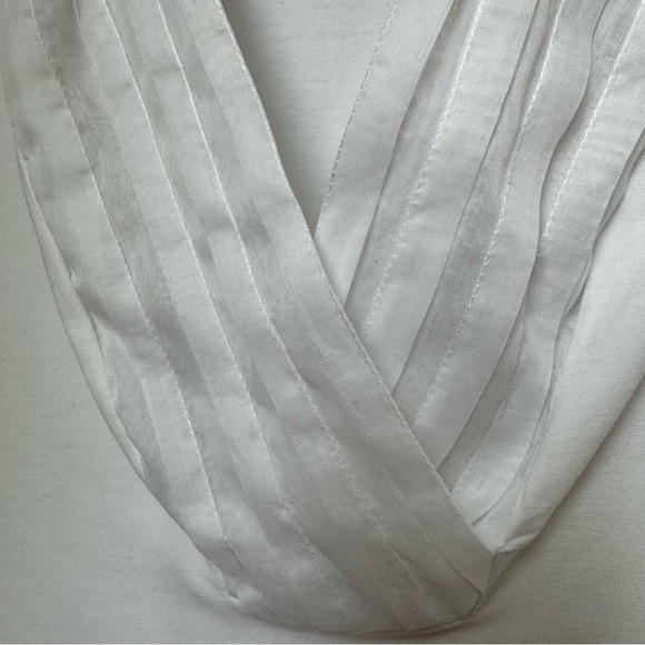 Anna Fontaine Paris White blouse sz 40 (M) - Picture 8 of 14